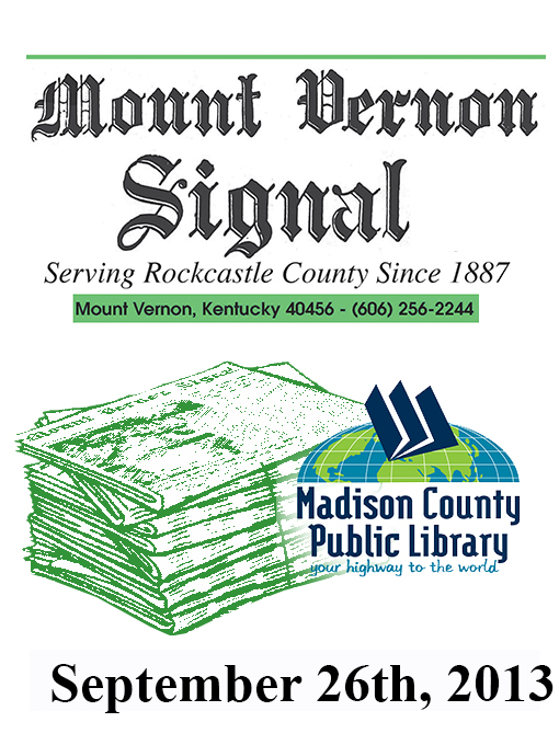 Title details for Mount Vernon Signal 09/26/2013 by Perlina M. Anderkin - Available